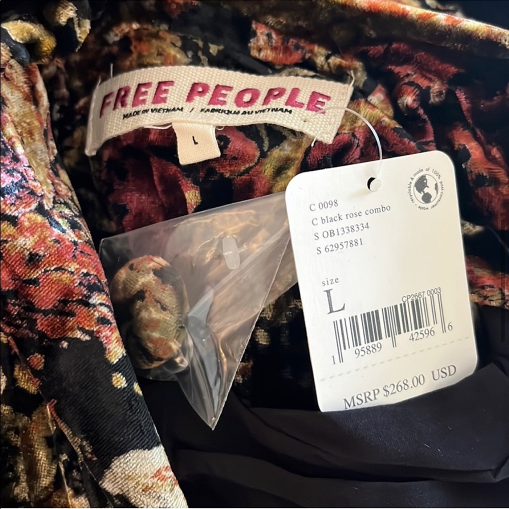 NEW Free People velvet duster - Picture 7 of 8